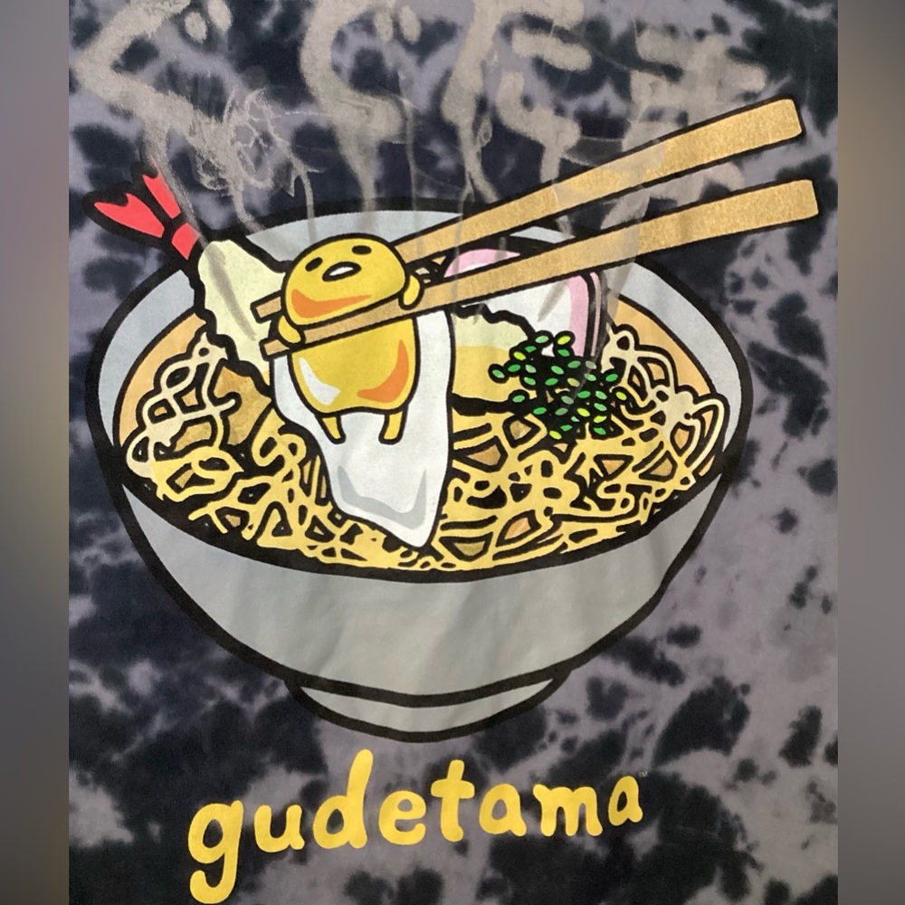Tie Dye Gudetama Lazy Egg Tee Shirt M Men - Picture 5 of 9